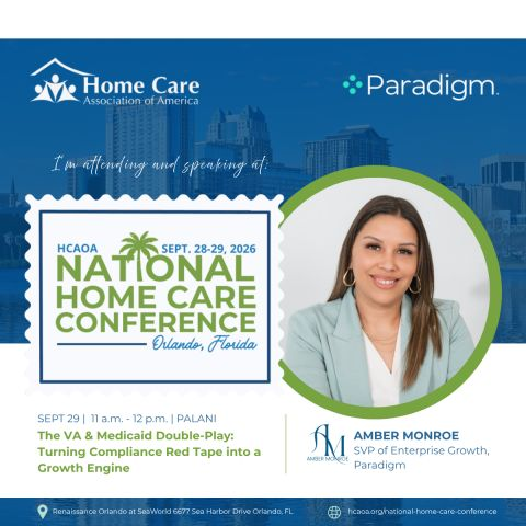 Amber Monroe Home Care Association of America National Home Care Conference speaker graphic